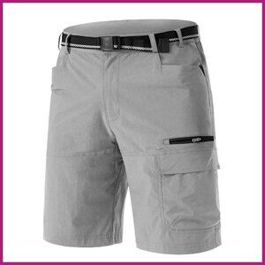 Men's Quick Dry Water Resistant Cargo Shorts with 5 Pockets
